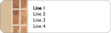 Tile Talk Return Address Labels