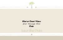 Tropical Breeze Save the Date Cards