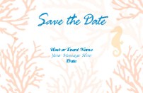 Tropical Tranquility Save the Date Cards