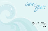 Waves of Love Save the Date Cards