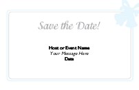 Wedding Bells are Ringing Save the Date Cards