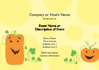 Carve out the Fun Postcard Invitation-Standard