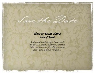 Rustic Nuptials Large Save the Date Magnets