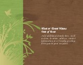 A Green Earth Large Save the Date Magnets