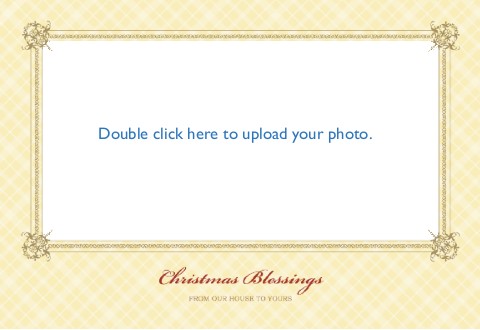 Beautiful Christmas Blessings Photo Christmas Cards