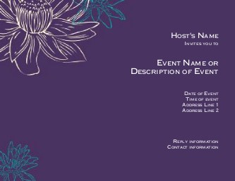 Bridal Bloom Hen Night Invitations