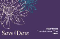Bridal Bloom Save the Date Cards