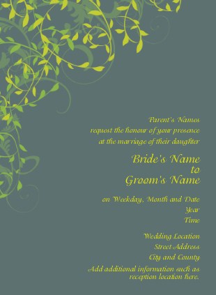 Growing Devotion Wedding Invitations