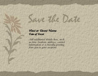 Natural Nuptials Large Save the Date Magnets