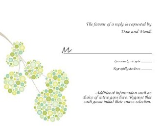 Nuptial's Bloom Reply Cards