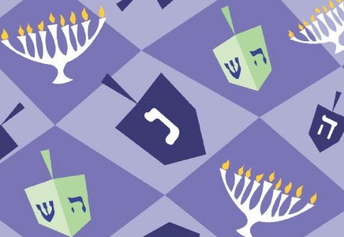Hanukkah Celebration Personalised Christmas Cards