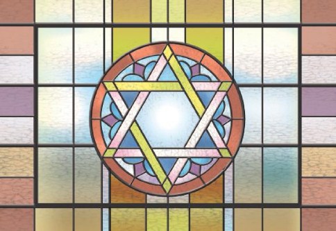 Hanukkah Star Personalised Christmas Cards