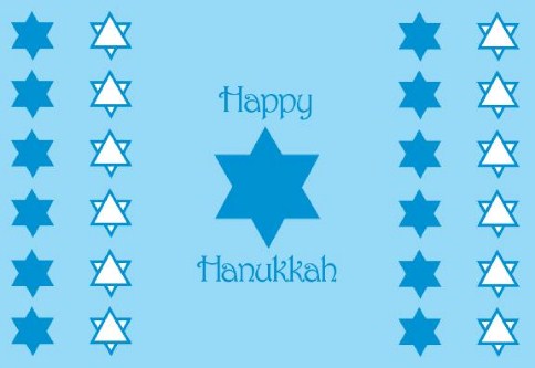 Happy Hanukkah Personalised Christmas Cards