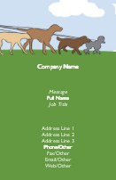 Line of Canines Full Colour Business Cards