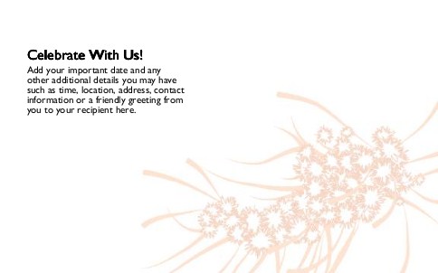 Blossoming Commitment Oversized Save the Date  Postcards