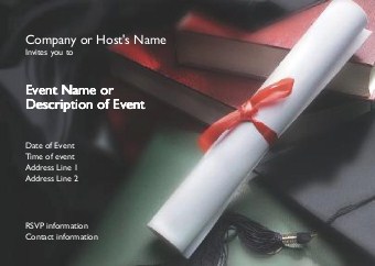 Graduation Day is Here Postcard Invitation-Standard