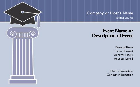 Pillar of the Future Postcard Invitation-Oversized