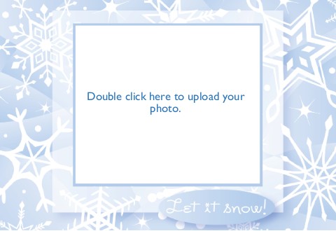 Fabulous Flurry Photo Christmas Cards