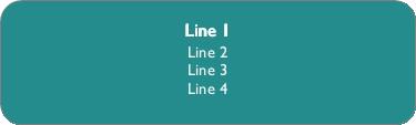 Solid Teal Return Address Labels
