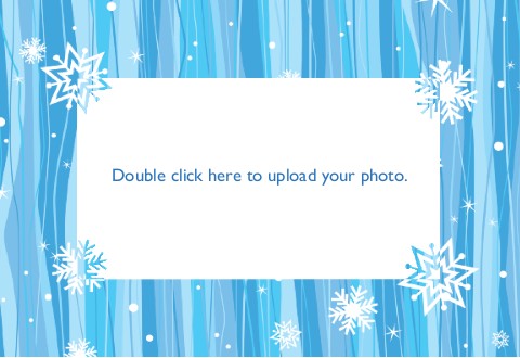 Still as a Snowflake Photo Christmas Cards