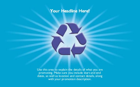 Recycled Vision Full Colour Oversized Postcards