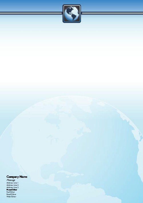 Global Reach A4 Recycled Letterhead