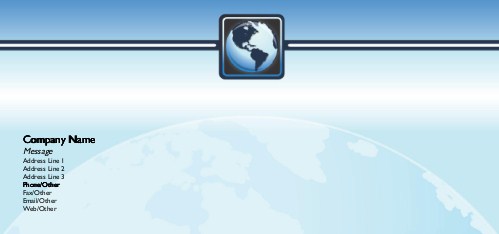 Global Reach Full Colour Compliment Slips
