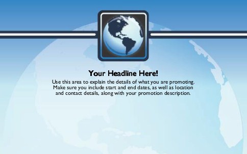 Global Reach Full Colour Oversized Postcards