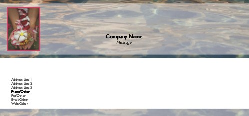 Nature in Your Hands Full Colour Compliment Slips