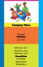 Recycling Family Full Colour Business Cards
