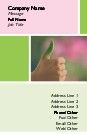 Thumbs Up for Green Full Colour Business Cards