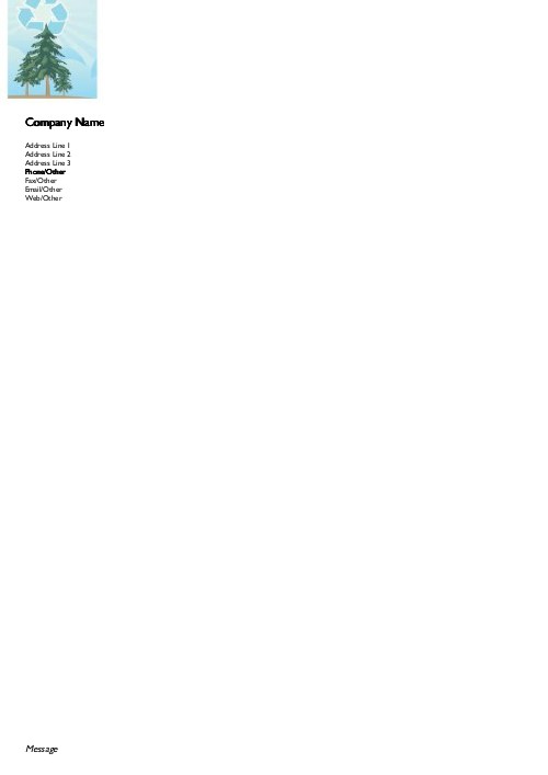 Environmental Horizon A4 Recycled Letterhead