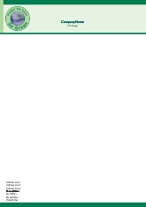 Going Green A4 Recycled Letterhead