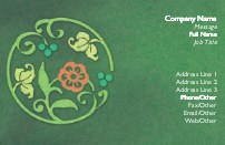 Organic Beauty Full Colour Magnetic Business Cards