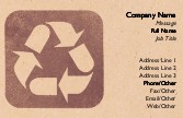 Recycle It Full Colour Magnetic Business Cards