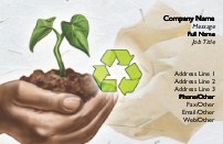 Recycle Regrowth Full Colour Magnetic Business Cards