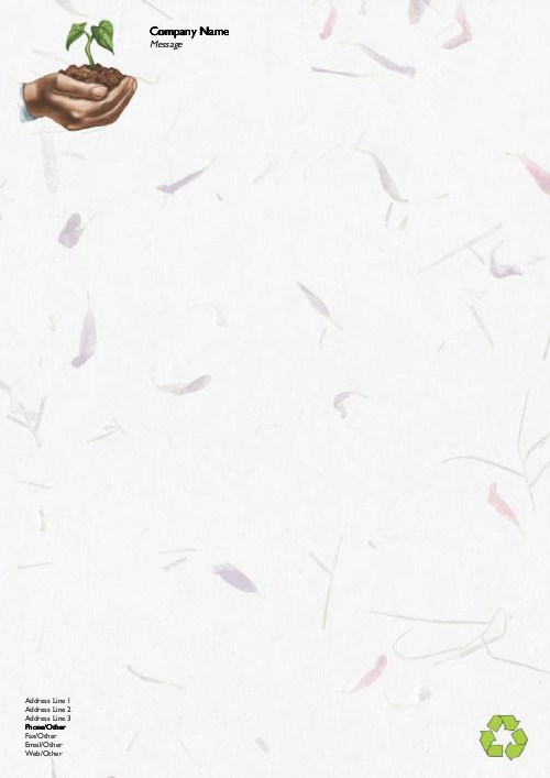 Recycle Regrowth A4 Recycled Letterhead