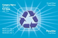 Recycled Vision Full Colour Magnetic Business Cards