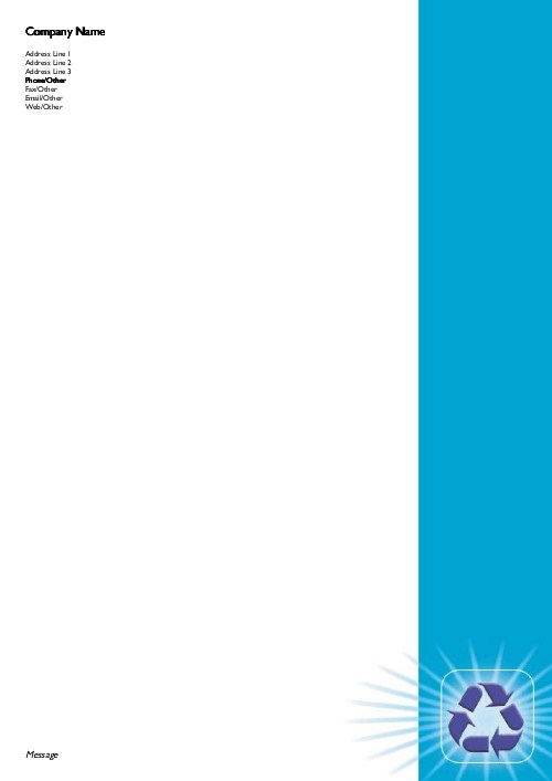 Recycled Vision A4 Recycled Letterhead