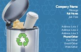 Recycling Items Full Colour Magnetic Business Cards