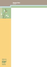 Shades of the Earth A4 Recycled Letterhead