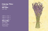 Wildflower Bunch Full Colour Magnetic Business Cards