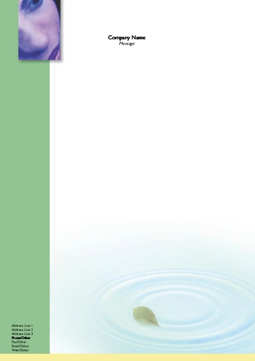 Spa Thoughts A4 Letterhead