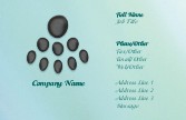 Hot Stone Therapy Full Colour Business Cards