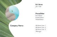 Modern Health Full Colour Business Cards