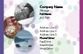 Relaxing Circles Full Colour Business Cards