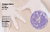 Soothe the Body Recycled Business Cards