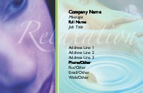 Spa Thoughts Full Colour Business Cards