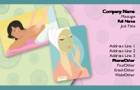 The Spa Treatment Full Colour Business Cards