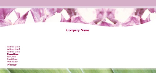 Elemental Beauty Full Colour Compliment Slips